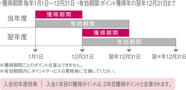 ヤマカタヤポイント獲得期間・有効期限